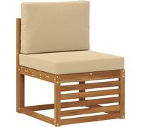 vidaXL Canapé d'extérieur en bois massif d'acacia naturel