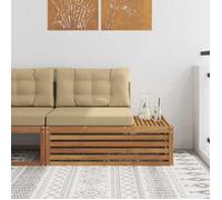 Canapé d'extérieur VidaXL, 3 pièces, naturel et beige, 115 x 83 x 73 cm