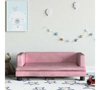 vidaXL Canapé enfant - Rose