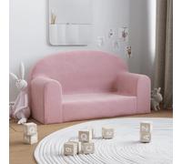 vidaXL Canapé enfants 2 places Rose