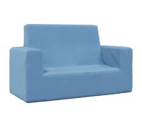 vidaXL Canapé Enfants Bleu