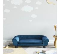 vidaXL Canapé Enfants Bleu