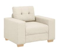 vidaXL Canapé-Fauteuil en Lin 100x78x80 cm