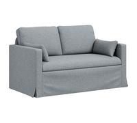 vidaXL Canapé Gris clair 138 x 78 x 80 cm Mét¿¿