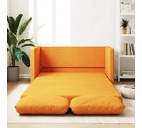 vidaXL Canapé-Lit 2-en-1 Jaune Foncé