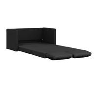 vidaXL Canapé-lit 2 en 1 Noir 112x174x55 cm Similicuir