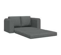 vidaXL Canapé-Lit 60cm Gris foncé Tissu, Canapé-lit rectangulaire Ajustable, siège Polyvalent, Design Compact pour Le Salon, Sofa couchette Flexible