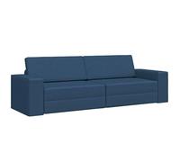 vidaXL Canapé-Lit Bleu Marine 245 x 78 x 77 cm Tissu | Se transforme facilement de canapé en lit, Peut accueillir jusqu'à 3 personnes tranquillement,