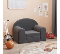 vidaXL Canapé-lit Enfant - Anthracite