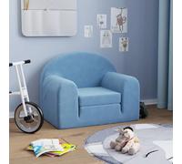 vidaXL Canapé-lit enfants bleu