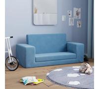VIDAXL Canapé-lit enfants - Bleu