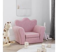 vidaXL Canapé-lit enfants - Rose