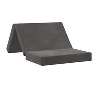 vidaXL Canapé-lit pliable 100 x 67 x 45 cm Gris foncé