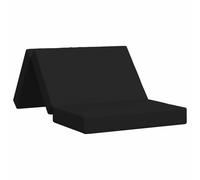 vidaXL Canapé-lit pliable 100 x 67 x 45 cm Noir