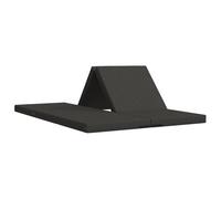vidaXL Canapé-lit pliable 140 x 67 x 45 cm Gris foncé