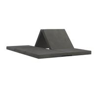 vidaXL Canapé-lit Pliable 140 x 67 x 45 cm Gris foncé, Canapé-lit Pliable Ajustable, mobilier Moderne, Gain de Place pour Chambre, Salon, canapé Multifonctionnel