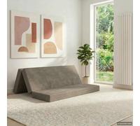 vidaXL Canapé-lit pliable 160 x 67 x 45 cm Gris clair