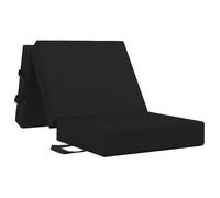 vidaXL Canapé-lit pliable 75 x 67 x 45 cm Noir