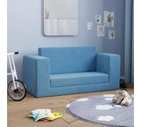 vidaXL Canapé-lit pour enfants bleu