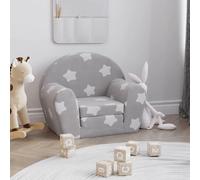 vidaXL Canapé-lit pour enfants - Gris clair