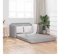 vidaXL Canapé Lit Sol 2-en-1 Gris Nuage 124x71x78 cm Tissu