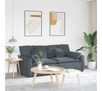 vidaXL Canapé modulaire avec coussins gris foncé