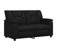 vidaXL Canapé Moderne Simili cuir Sièges confortables Noir 151 x 85 x 93 cm