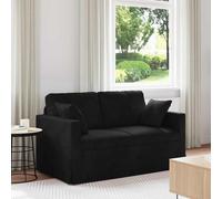 vidaXL Canapé Noir Dimensions globales: 138 x 78 x 80 cm (l x P x H)