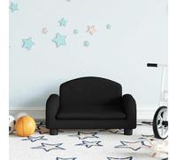 Vidaxl Canapé pour enfants 50x40x30 cm - Noir