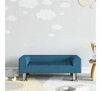 vidaXL Canapé pour enfants bleu 70x45x26,5 cm velours, mini canapé, mini canapé-chaise, mini canapé pour enfants, canapé de 3196329 Bleu G