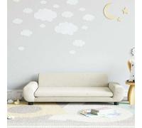 Vidaxl Canapé pour enfants Crème 100x54x33 cm