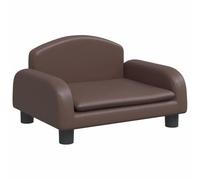 vidaXL Canapé pour enfants 50x40x30 cm similicuir Marron