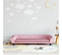 Vidaxl Canapé pour enfants Rose 100x50x26 cm