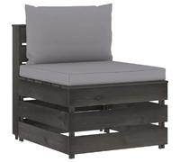 vidaXL Canapé sectionnel - Bois gris