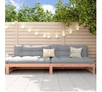vidaXL Canapés centraux de jardin 2 pcs 120x80 cm bois massif douglas – Sièges avec dossier
