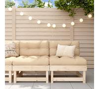 vidaXL Canapés centraux de jardin 2 pcs. Pin massif