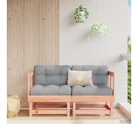 vidaXL Canapés d'angle avec coussins 2 pcs bois massif douglas