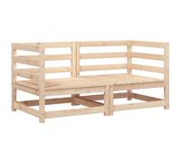 vidaXL Canapés d'angle de jardin 2 pcs. 70x70x67 cm pin massif