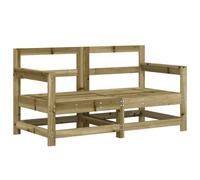 vidaXL Canapés d'angle de jardin 2 pcs. Bois de pin imprégné
