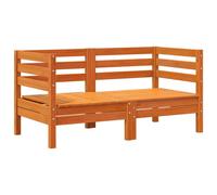 vidaXL Canapés d'angle de jardin 2 pcs. Marron cireux Pin massif