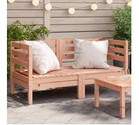 vidaXL Canapés d'Angle de Jardin 2 pcs, Sièges avec Dossier, Meubles de Jardin Terrasse Patio Arrière-cour Extérieur, Bois 837989
