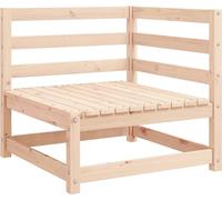 vidaXL Canapés d'angle de jardin 2 pièces avec coussins pin massif