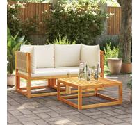 VidaXL Canapés d'angle de jardin 2 pièces - Bois d'acacia