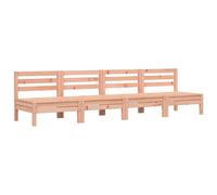 vidaXL Canapés de jardin sans accoudoirs 4 pcs. Bois massif Douglas