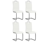 VIDAXL Cantilever - Blanc Similicuir