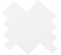 vidaXL Carreau à chevrons 20 pcs Blanc 30 x 30 cm Polyuréthane et PET
