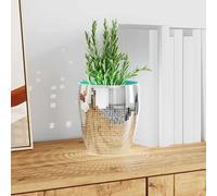 vidaXL Carreau de miroir mosaïque 3 pcs Argent 100 x 4 cm Verre