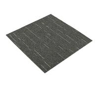 Vidaxl Carreau De Tapis Rayé Vert Clair 50 X 50 Cm 4 Pcs Pp Et Bitume