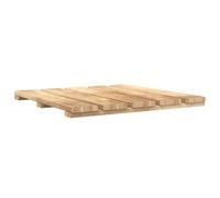 vidaXL Dalles de terrasse, lot de 6, marron, 50 x 50 cm