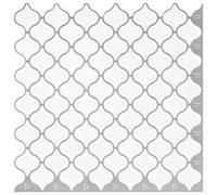 Vidaxl Carreau Lanterne 20 Pcs Blanc 27 X 27 Cm Polyuréthane Et Pet